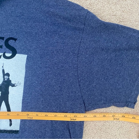 The Beatles T-shirt Men’s XXL‎ 2XL Heather Blue Graphic Band Jumping NEW - Picture 7 of 8